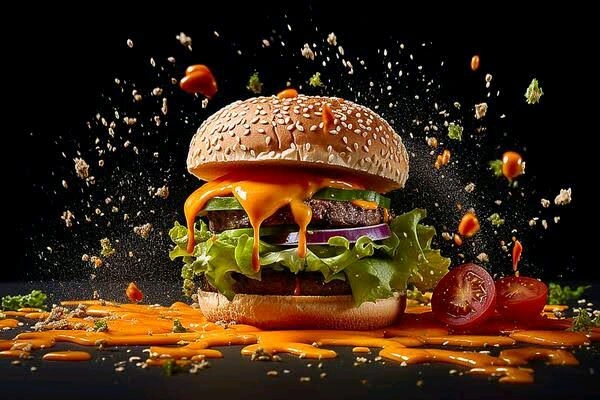 Slice ALOO TIKKI BURGER
