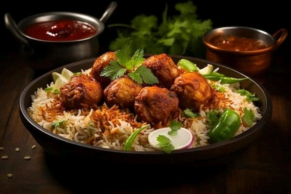 Spicy  Chicken Lollipop Biryani Family Ppack