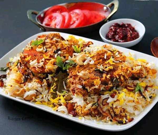Spicy  Fish Biryani 