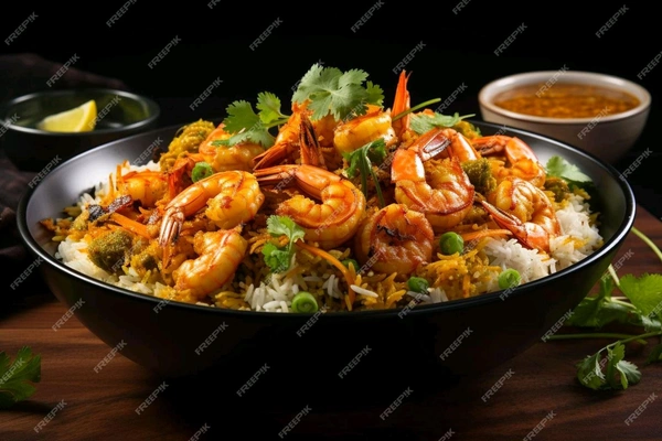 Spicy  Prawns Biryani 