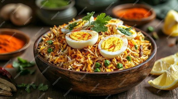 Spicy  Spl Egg Biryani 