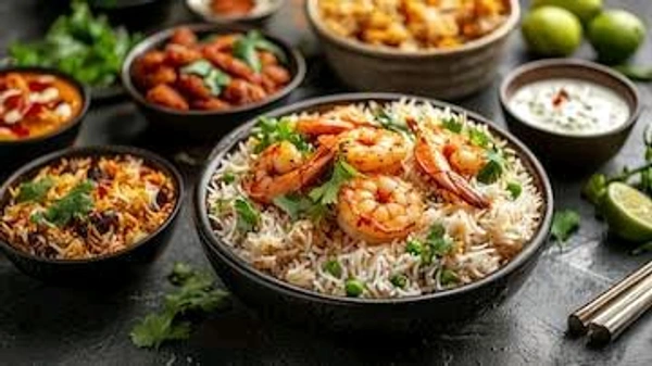 360 Prawns 360 Spl biryani 