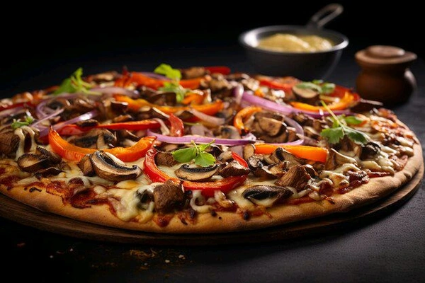 Wings  Veg Supreme Pizza 