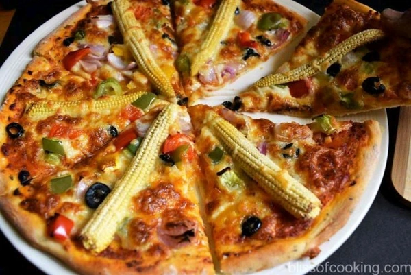 Wings  Golden Baby Corn Pizza 