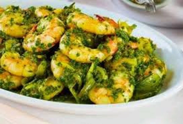 Bamboo  Methi Prawns Cury