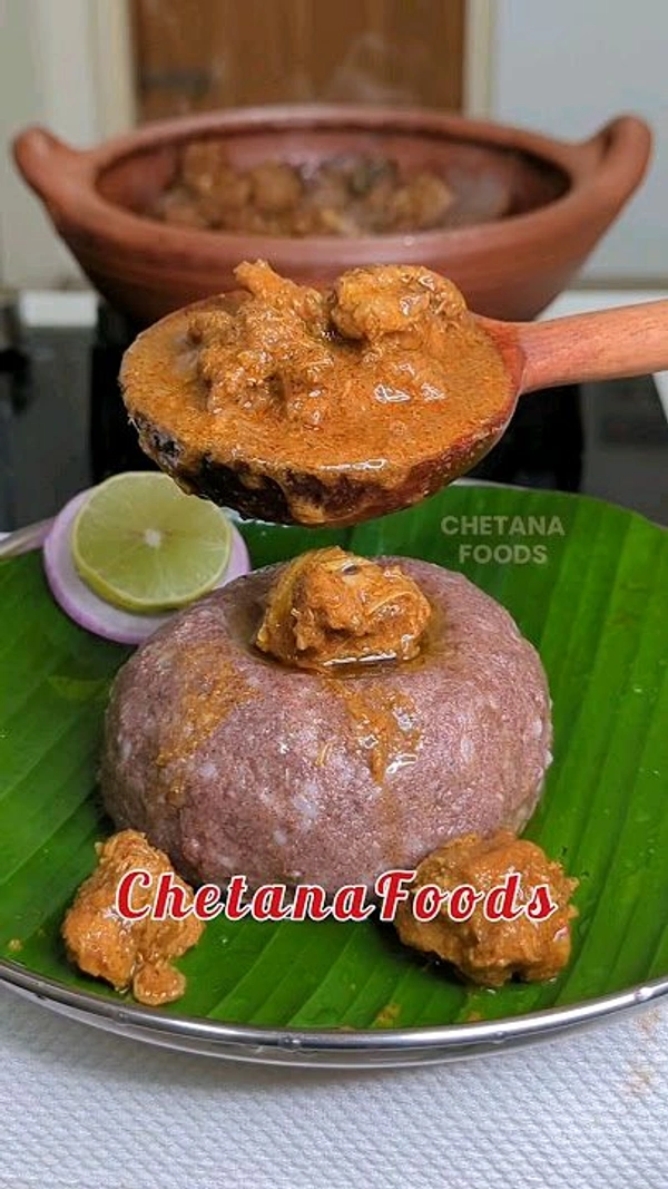 Mutton Ragi Mudda
