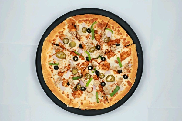 Veerabhadra bakery  Chicken Mexican
(chicken+onion+capsicum+tomato+green chilli+jalapeno)