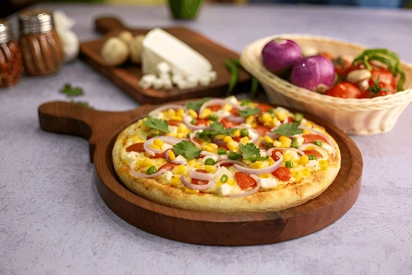 Veerabhadra bakery  Cloud 9
(onion+capsicum+tomato+corn+jalapeno+paneer)