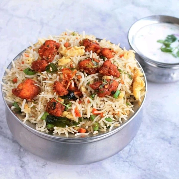 Veerabhadra bakery  Gobi egg fried rice