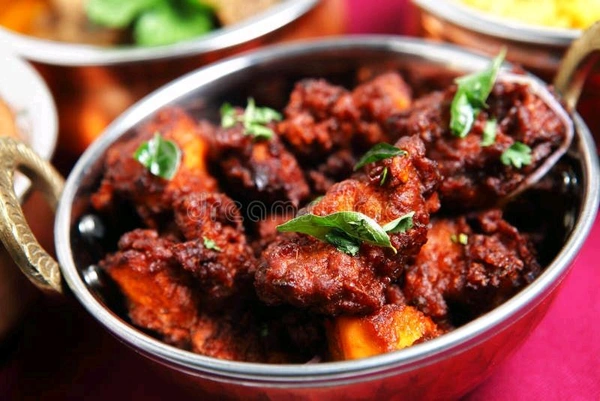Chicken Fry  Curry Half Plate 
