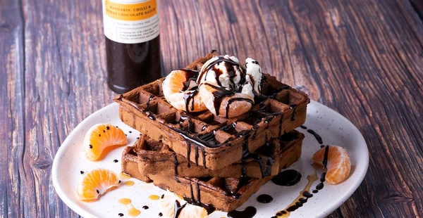 Slice & More  Double Chocolate Waffle