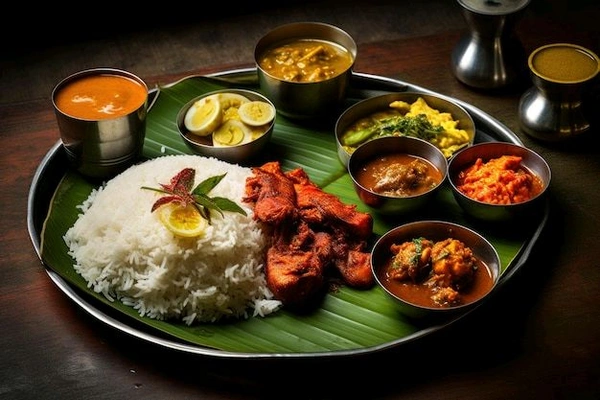 Ashoka Hotel  Full Meal With Chicken Curry