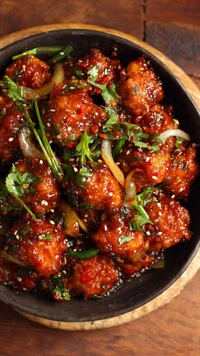 1/2 Veg Manchurian 