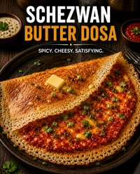 Schezwan Butter Dosa