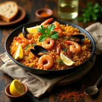 Prawns biryani 