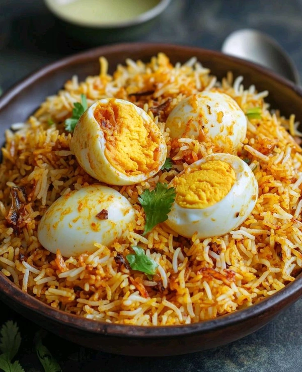 Egg biryani Single