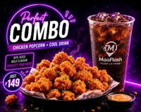 Chicken Popcorn+ Cool Drink 