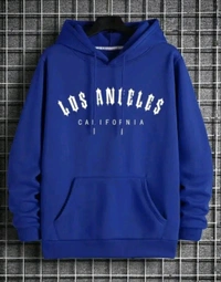 Full Sleeves Printed Hoodie for Men - Black, M