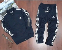 Fleece Hooded Tracksuits for Men - Black, M