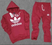 Fleece Hooded Tracksuits for Men - Black, M