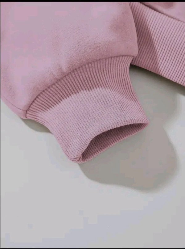 Fleece Hooded Sweatshirt for Women (Pink, S) - Pink, S