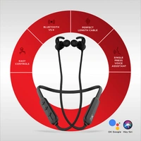 boAt Rockerz 255R Bluetooth Earphones with Mic - Black - Black