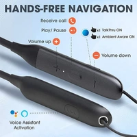 JBL Live 220BT in-Ear Wireless Neckband Headphones - Black - Black