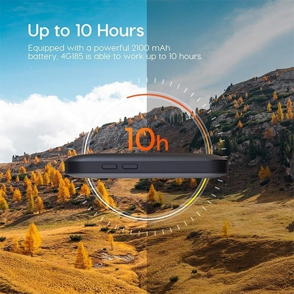 Tenda 4G185 3G/4G LTE Advanced 150Mbps Pocket Mobile Wi-Fi Hotspot Device