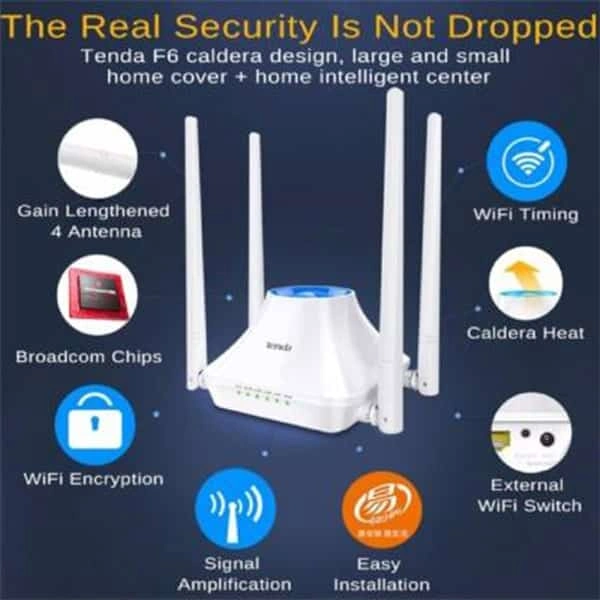 Tenda F6 Wireless N300 Wi-Fi Router