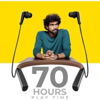 Ubon CL-66 Sound King 70 Hrs Backup Wireless 5.0 Neckband Earphone Bluetooth Headset