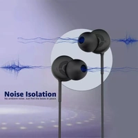 Ubon Rap King UB-185A Big Daddy Bass Earphones - Black