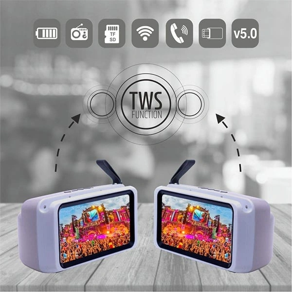 Ubon UBON SP-6850 Beatbox Wireless Speaker Portable TWS Bluetooth Rechargeable Travel Speaker