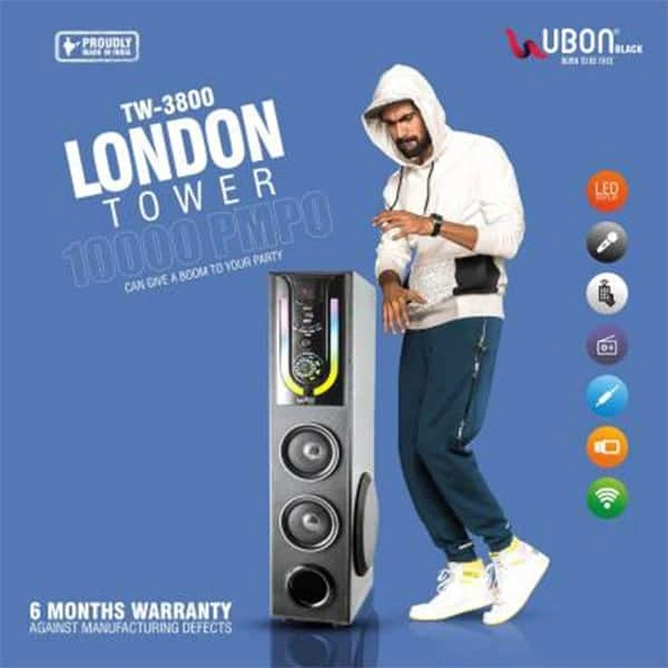 Ubon TW-3800 London Tower 60W Bluetooth Home Theatre