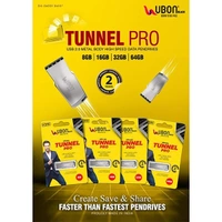 Ubon USB 2.0 Metal Body High Speed Pen Drive - 16 GB