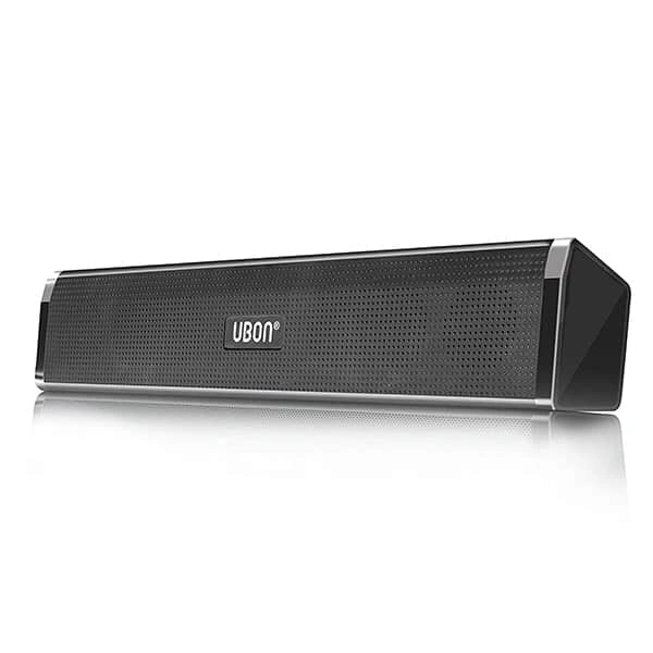 Ubon UBON Wireless 5.0 Soundbar SP-80 Beatbar 16 Watt Speaker with Belt (Black)