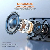 Ubon UBON Wireless 5.0 Soundbar SP-80 Beatbar 16 Watt Speaker with Belt (Black)