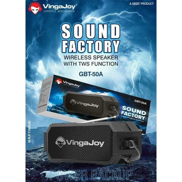 VingaJoy Vingajoy GBT-50A Sound Factory Wireless Speaker