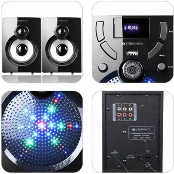 Zebronics ZEBRONICS ZEB-UDAAN 4 BTRUF 60 W Bluetooth Home Theatre (Black, 4.1 Channel)