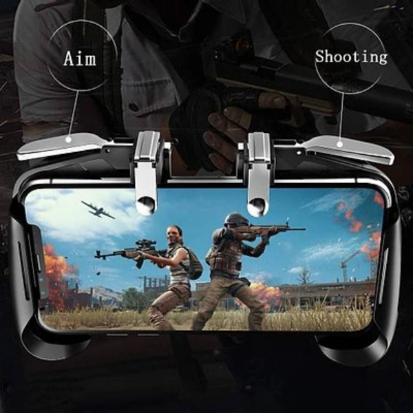 Gamepad Handle Grip Wireless Controller Joystick With Metal 