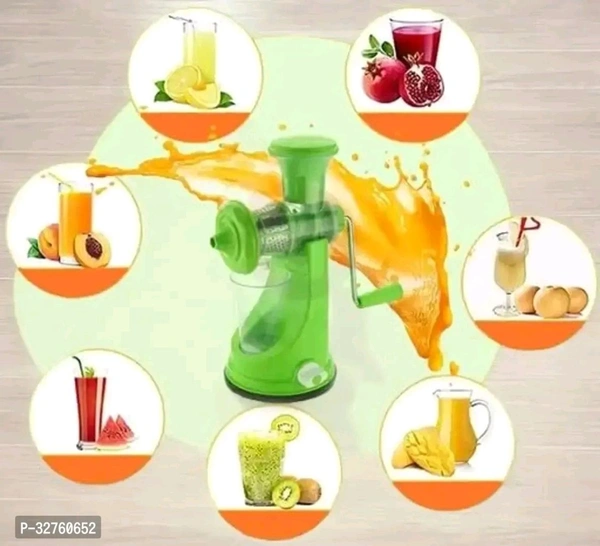 Combo Manual Fruit Juicer Hand juicer, Fruit juicer Manual juicer Instant juicer Orange juicer, Steel Handle Juicer & Mango Peeler - Breadth:14Cm Height:20Cm, Green