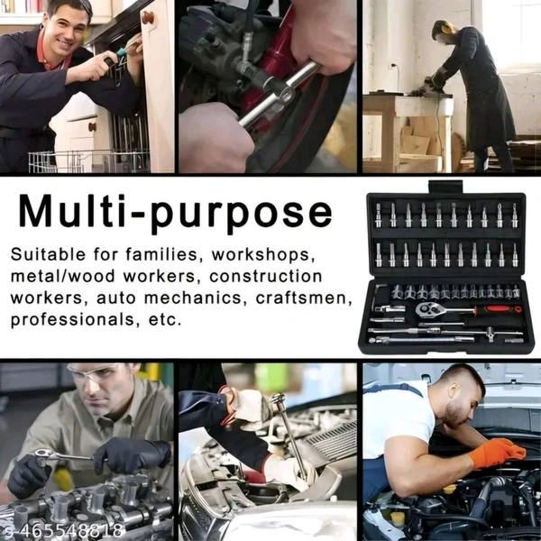 46in1 Wrench Screwdriver Set