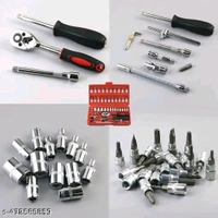 46 in 1 Pcs Tool Kit & Screwdriver and Socket Set Multi Purpose Combination Tool Case Precision Socket Set
