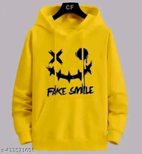 Hoodies Sweatshirts for Mens - Gold, L