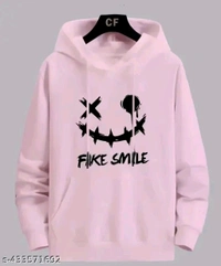 Hoodies Sweatshirts for Mens - Pink Lace, L