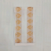 Twokart Cotton 265 GSM Bath, Face, Hair, Hand, Beach Gamcha - White, Free Size