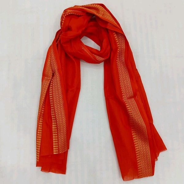 Twokart Cotton 265 GSM Bath, Face, Hair, Hand, Beach Gamcha  - Free Size, Red