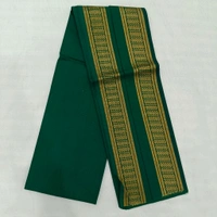 Twokart Cotton 265 GSM Bath, Face, Hair, Hand, Beach Gamcha  - Free Size, Pine Green
