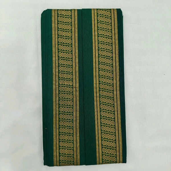 Twokart Cotton 265 GSM Bath, Face, Hair, Hand, Beach Gamcha  - Free Size, Pine Green