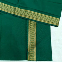 Twokart Cotton 265 GSM Bath, Face, Hair, Hand, Beach Gamcha  - Free Size, Pine Green
