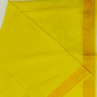 Twokart Cotton 265 GSM Bath, Face, Hair, Hand, Beach Gamcha  - Free Size, Yellow